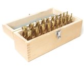 Titanium-Coated Square End Mill Set with 20 Pieces in Various Sizes