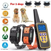 Remote Control Training Set for Dogs - Rechargeable and Waterproof with LCD Display