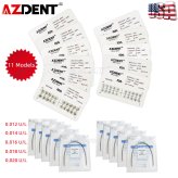 Dental Metal Brackets and Elastic Arch Wires Kit