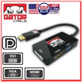 Multi-Interface 4K Adapter Cable with DisplayPort and Multiple Output Options