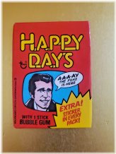 Retro Happy Days Trading Cards Pack