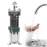 Stainless Steel Quad Bag Pressure Filtration System