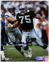 Howie Long Raiders Rush Autographed 8x10 Photo