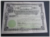 Guelph Mining & Milling Co. 1909 Stock Certificate - Idaho