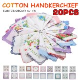 Floral Songbird Cotton Hankies