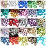 Crystal Fusion Bead Set: 1440pcs of DMC Iron-On Hotfix Rhinestones in Multiple Sizes and