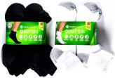 Quarter Top Athletic Socks - 10 Pair Pack for Men's Shoe Sizes 6-12