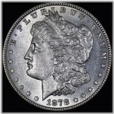 Trusted 1878-P Uncirculated Morgan Silver Dollar with 7 Tailfeathers