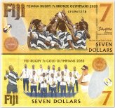 Fiji Commemorative Polymer Banknote - 7 Dollars, 2022