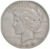 1935-S Peace Silver Dollar