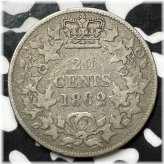 New Brunswick 20 Cents Coin - 1862 Silver Edition