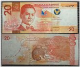 Philippines 20 Piso 2017 Banknote