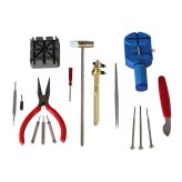 Timepiece Restoration Set - 16 Essential Tools for Watch Repair and Maintenance