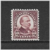 Bureau Issue 1923 12c Brown Violet Stamp