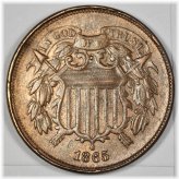 Fancy Date 2 Cent Piece