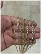 Golden Figaro Link Necklace