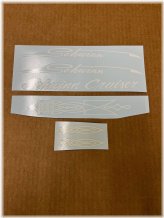 Cruiser White Decal and Script Fork Set
