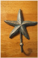 Starfish Nautical Towel Hook