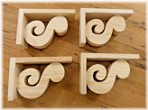 Rustic Timber Support Brackets