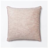 Lace Trim Mauve Square Pillow