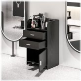 Chic Salon Storage Organizer with Hair Dryer Holder