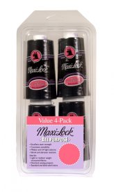 Black Poly Serger Overlock Thread Set