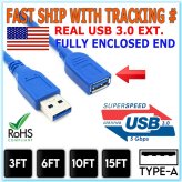 SwiftLink USB 3.0 Extension Cable - High Speed Male to Female Cord