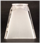 Frosted Sandblast Glass Mission Flared Fixture Lamp Shade