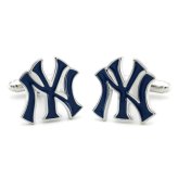 Yankees Blue Enamel Cufflinks