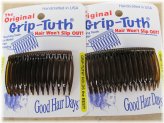 Shell Grip Tuth Hair Combs - Set of 4