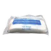 Clear Poly Bags (2" x 3") - Pack of 100