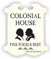 Colonial Tavern Stencil Set