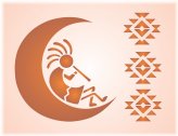 Kokopelli Moon Stencil Set by Joanie