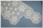 Frosty Lace Mantel Scarf