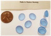 Sapphire Smooth Oval Cabochons - Set of 12