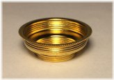 Brass Expanding Collar Adapter for Oil Lamp Burner