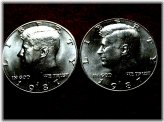 1987 P D Kennedy Uncirculated Clad Half Dollars (2-Coins) Item #68R