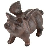 Winged Pig Figurine