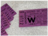 The Sound of Music 1966 Original Ticket Memorabilia