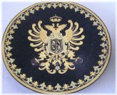 Golden German Empire Heritage Plate