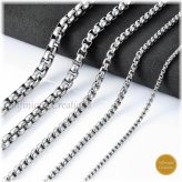 Silver Link Necklace for Stylish Men