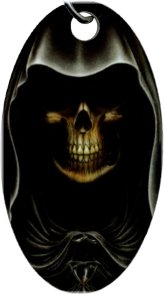 Ethereal Harvest Aluminum Oval Keychain