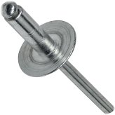 Aluminum Dome Head Rivets - Pack of 100