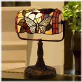 Stained Glass LED Desk Lamp with Tiffany-inspired Design