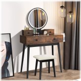 Radiance Vanity Desk with Concealed Storage