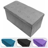 Sorbus Collapsible Storage Ottoman