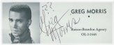 Greg Morris Sigory Cut with JSA Authentication