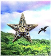 Golden Star Filigree Embellishment
