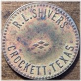 Shivers' General Store Trade Token
