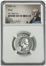 Silver Portrait Washington Quarter